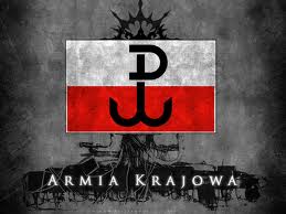 Grafika ze znakiem Armii Krajowej